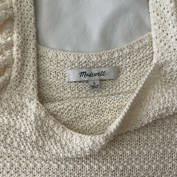 Madewell Cream Sweater Tank - Picture 2 of 2